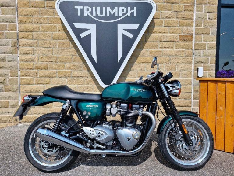 2017 Triumph Thruxton 1200 - Stunning British racing green - Nice Original bike