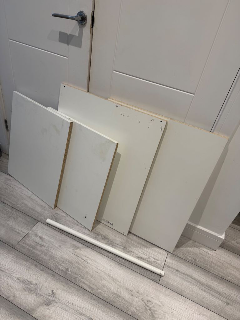 IKEA Komplement Pax x4 shelves and x1 rail 