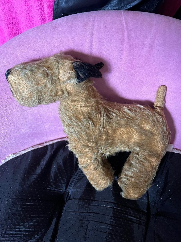 Vintage Style Terrier Dog Soft Toy