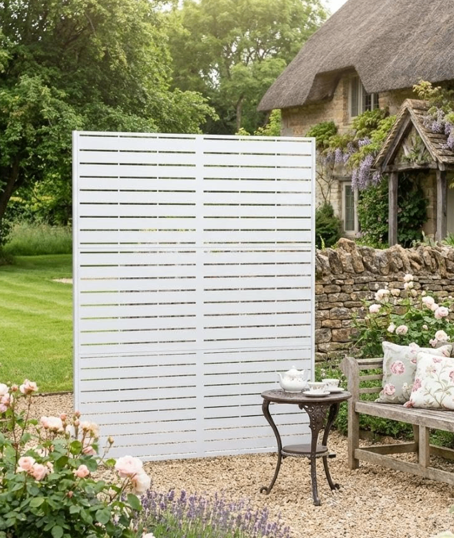 free - White room divider/ garden screen.