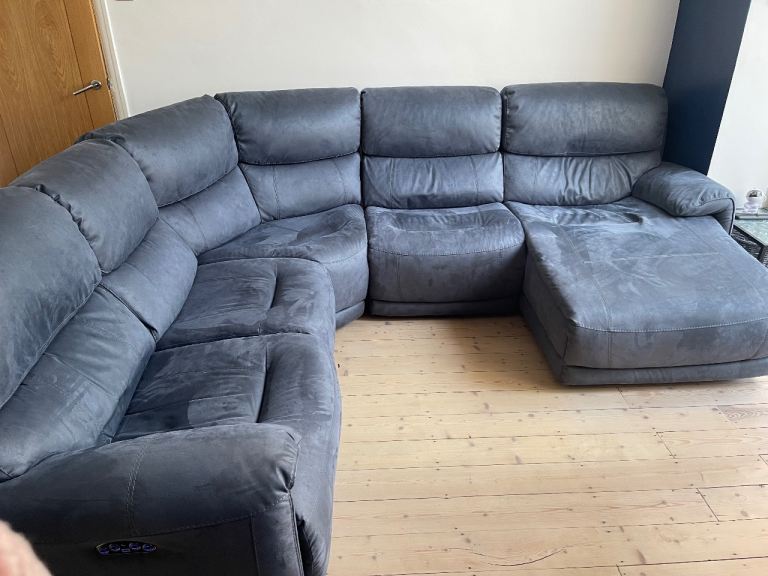 Large Leather Corner Suite