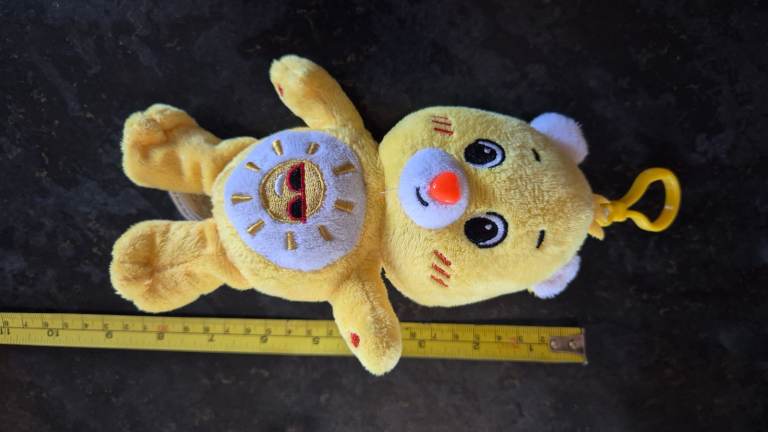 Care Bears Soft Toy  8"  With Clip Smoke And Pet Free Home 