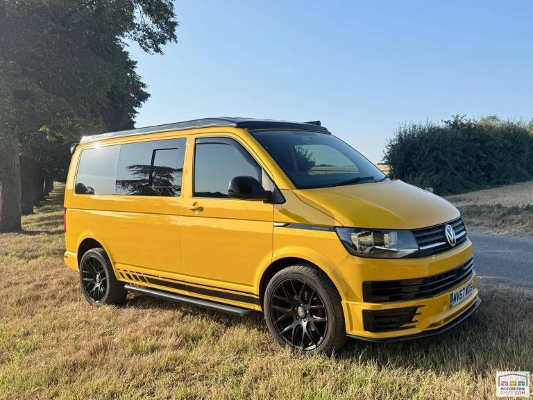 VW Transporter T6 pop top camper 2017 4 berth 5 belts 135k 