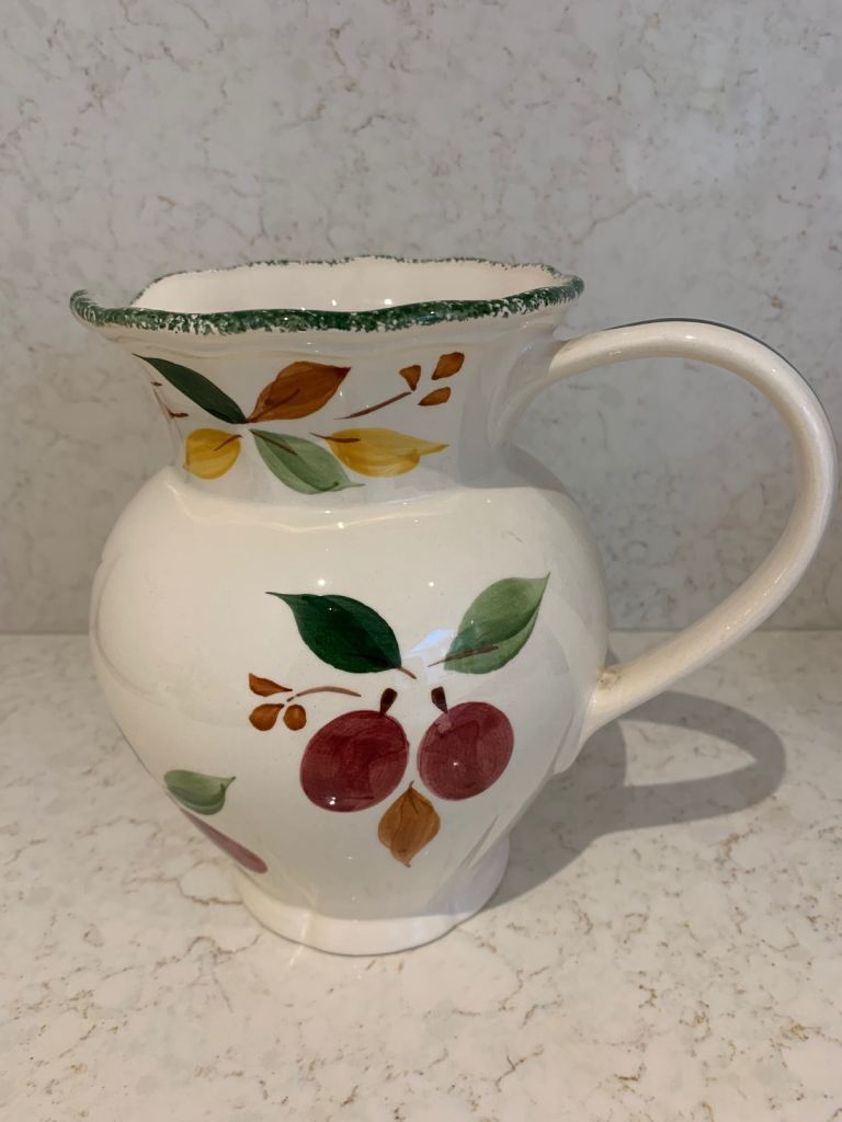 Marks & Spencer Damson themed large ceramic jug/pitcher
