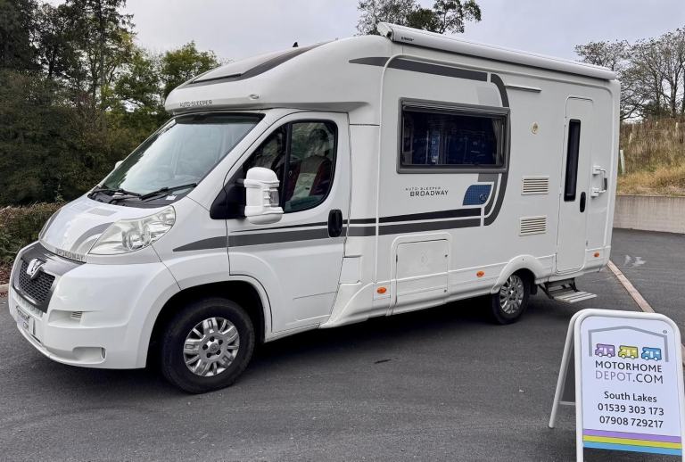 Auto-Sleeper Broadway EK LP 2012 Peugeot Boxer 2.2 FSH 2 berth, End Kitchen