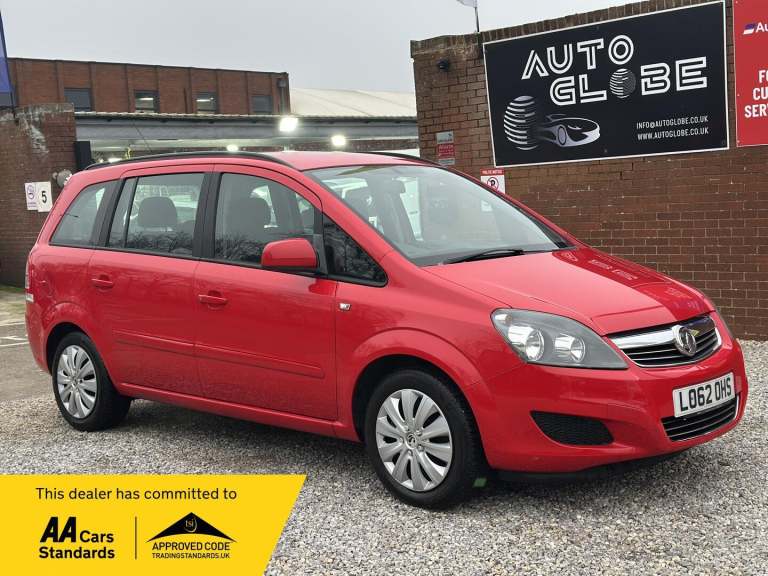  Vauxhall Zafira 1.6 16V Exclusiv Euro 5 5dr Petrol Manual