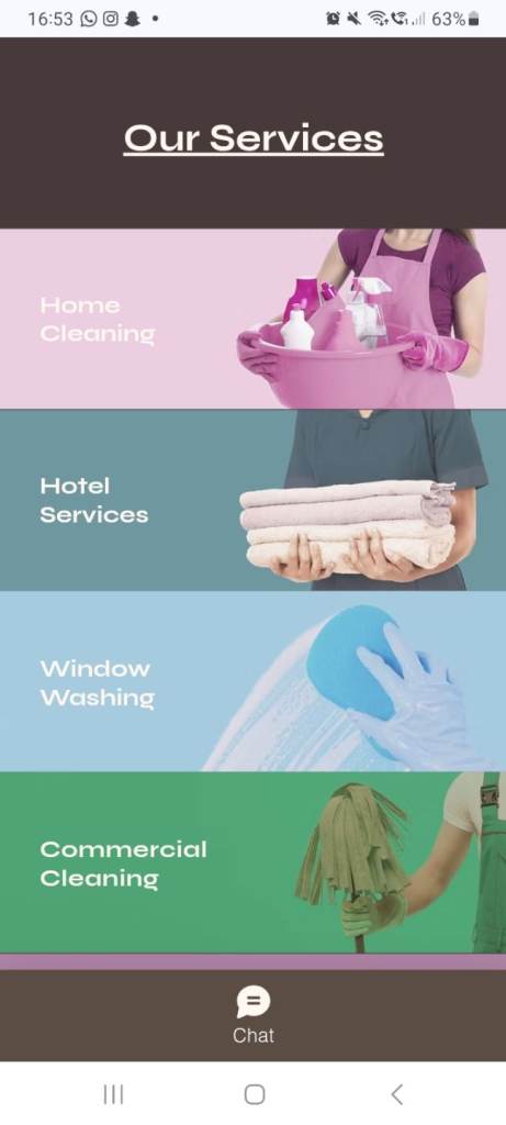 Domestic/office cleaning service 