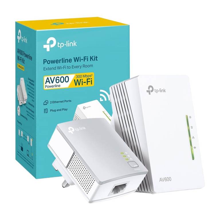 TP-Link TL-WPA4220 KIT AV600 Powerline Adapter Wi-Fi Booster
