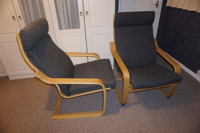 image for 2 ikea armchairs