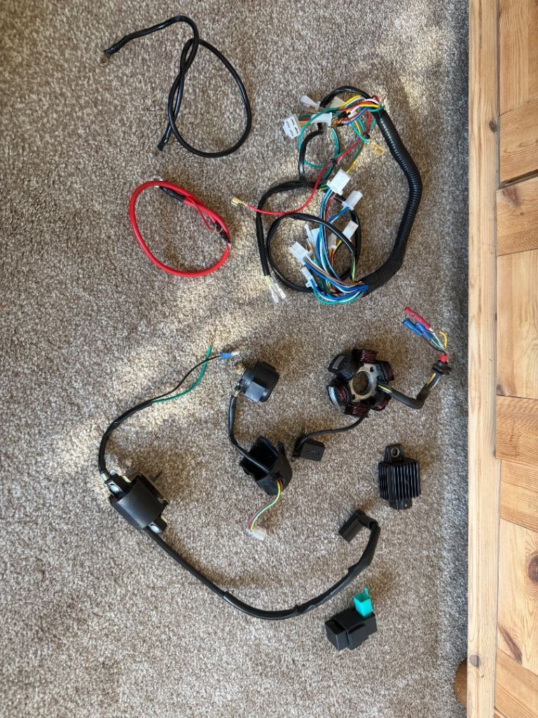 Full electrics for 70cc 90cc 125cc pit bike or quads 