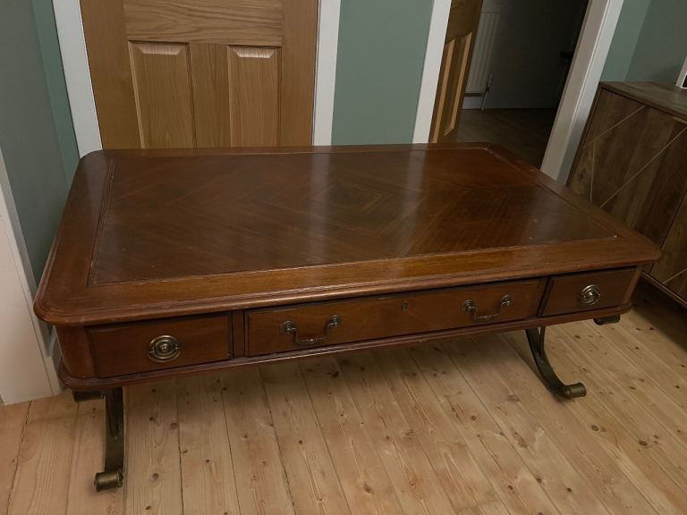 Large antique coffee table