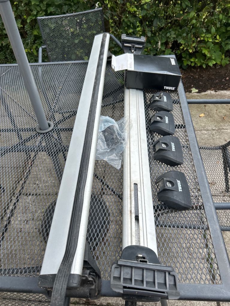 Thule bike roof bars and fittings