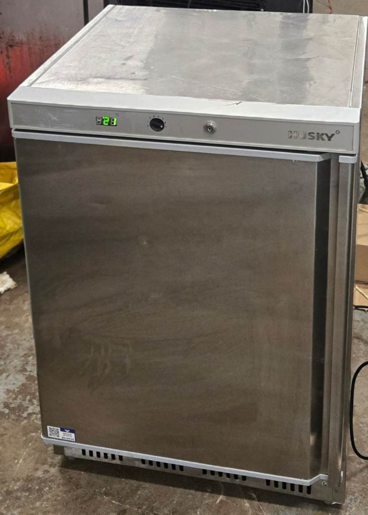 Husky FSS2H-SD-SS-R-UK-HT Stainless Steel Undercounter Freezer, Catering or commercial