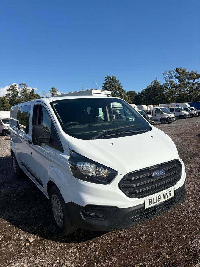 2018 Ford Transit Custom 2.0 TDCi 130ps Low Roof D/Cab Van PANEL VAN DIESEL Manual