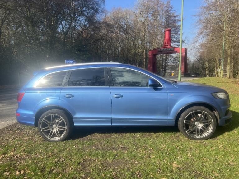 AUDI Q7 3.0 TDI V6 S line Blue Auto Diesel 2009