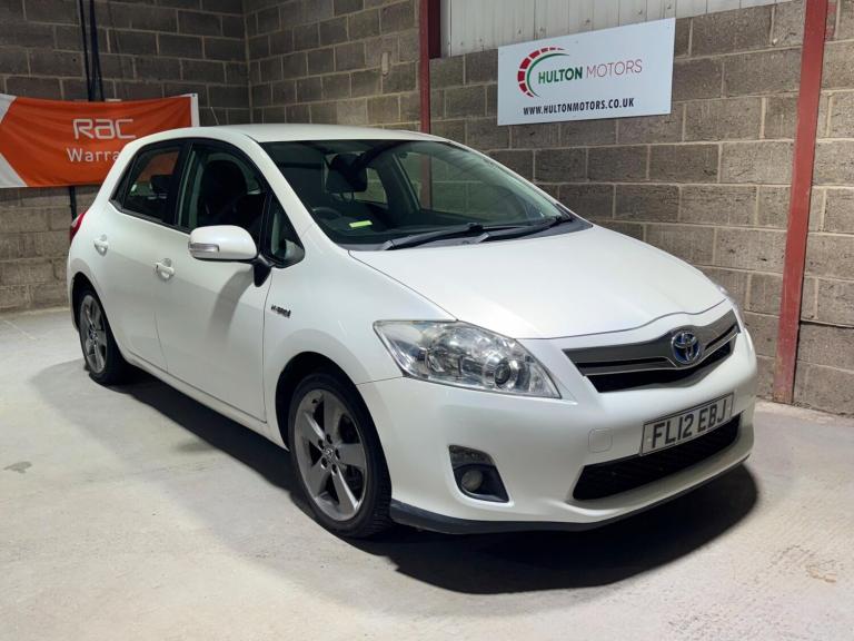 2012 Toyota Auris 1.8 VVTi Hybrid T Spirit 5dr CVT Auto HATCHBACK PETROL/ELECTRIC Automatic