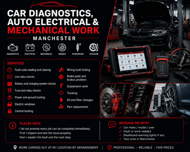 Car Diagnostics, Auto Electrical , Mechanical Work