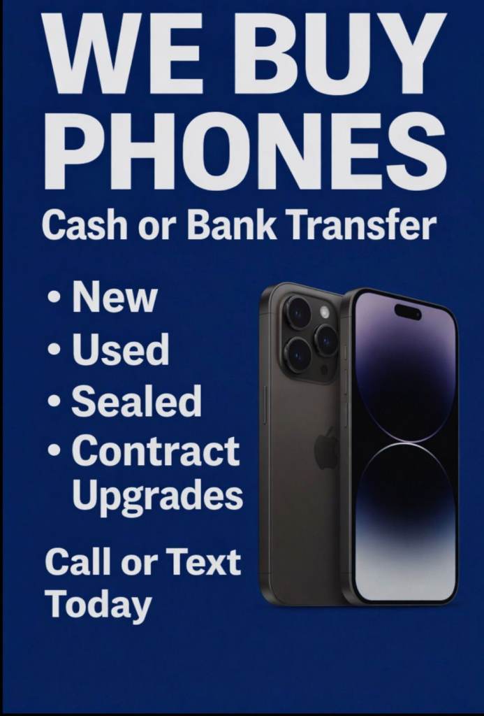 ​WE BUY IPHONES: 17, 16, 15, 14, 13, 12, 11 Pro Max - Top Cash Paid Today!