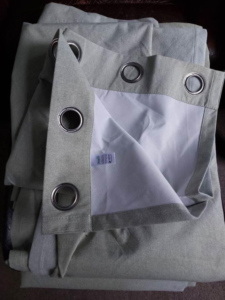 Dunelm lined curtains eyelet type