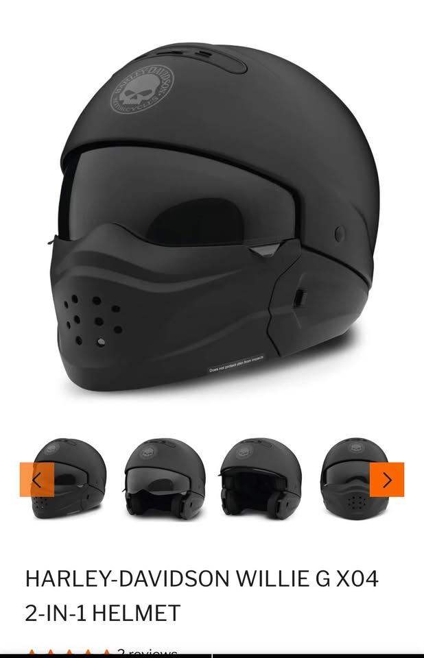 Harley-Davidson Willie G x04 2 in 1 motorcycle helmet size Large