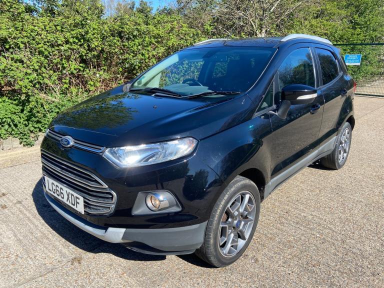 2016 Ford Ecosport 1.0 EcoBoost Titanium 5dr Black 68k Miles Years MOT Warranty HPI Clear HATCHBA...