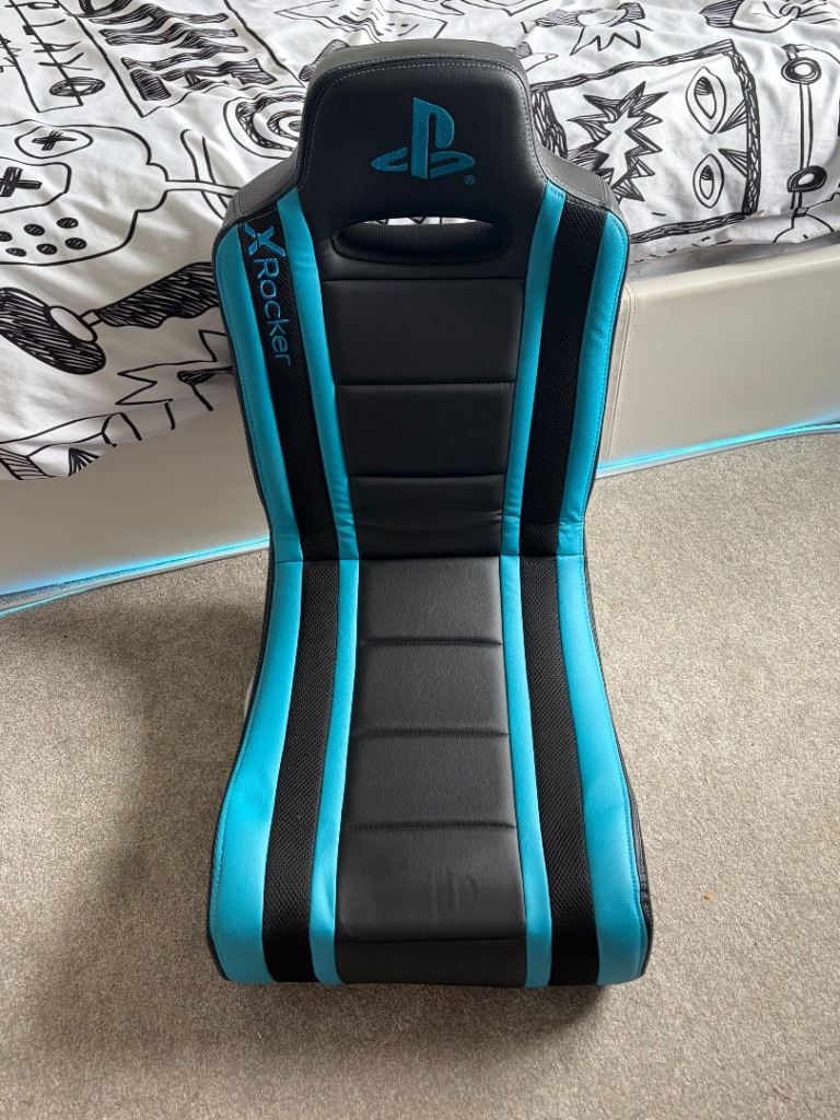 X Rocker PlayStation Gaming Chair - Black/Blue