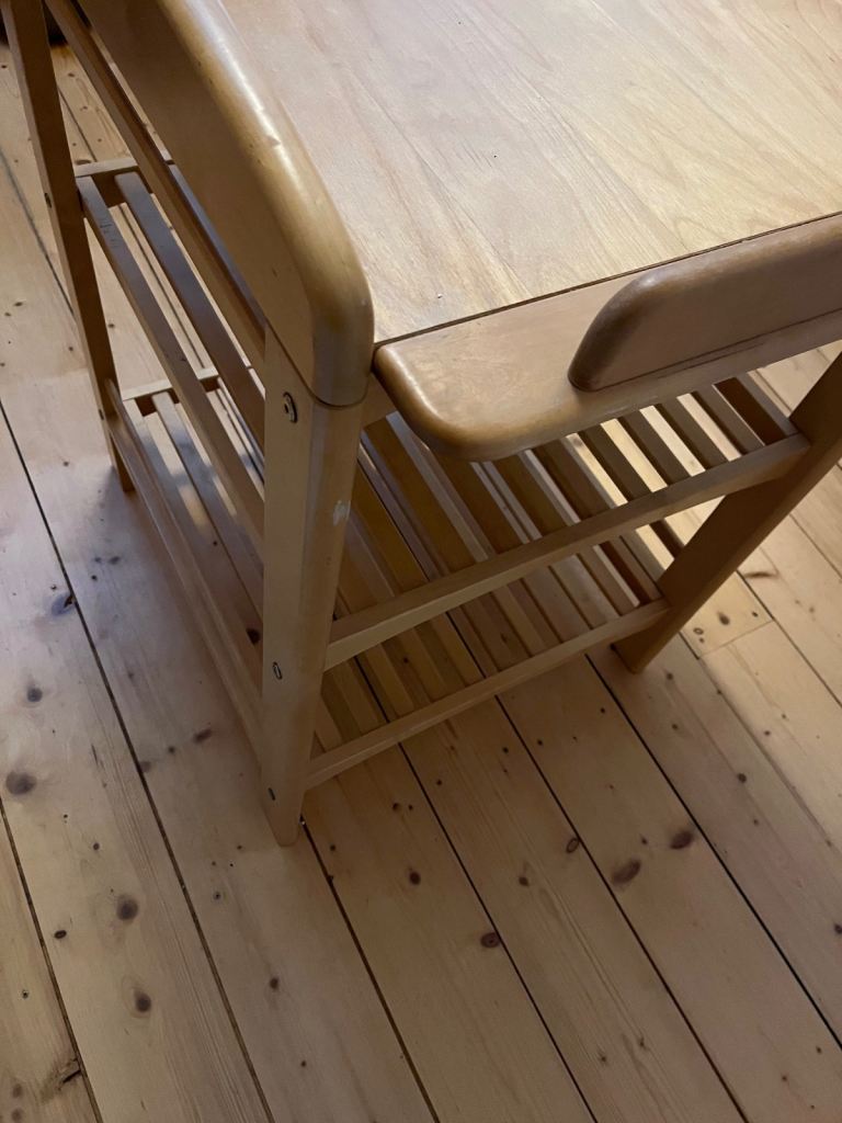 John Lewis birch baby changing table