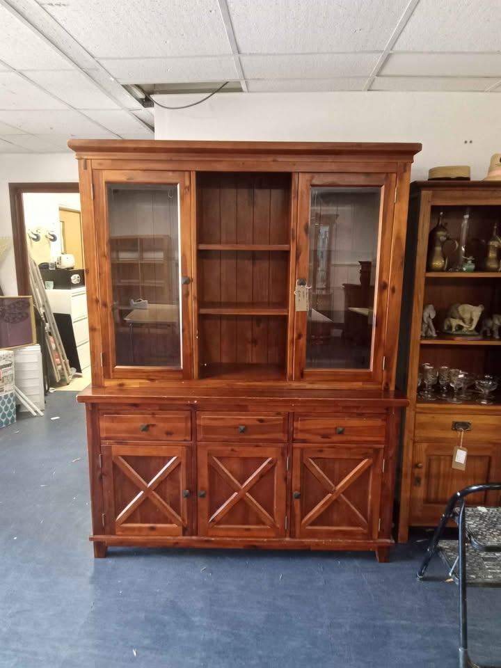 Large Wooden Display Cabinet TCL Reuse 105759
