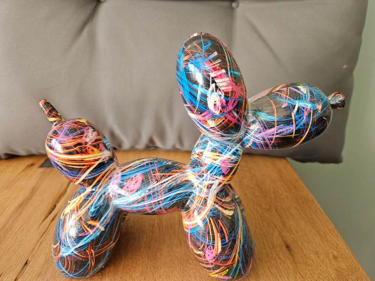 Poodle ornament (similar to, but  most definitely NOT Jeff Koons)!! 