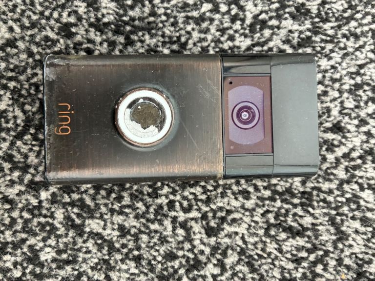 Ring doorbell used