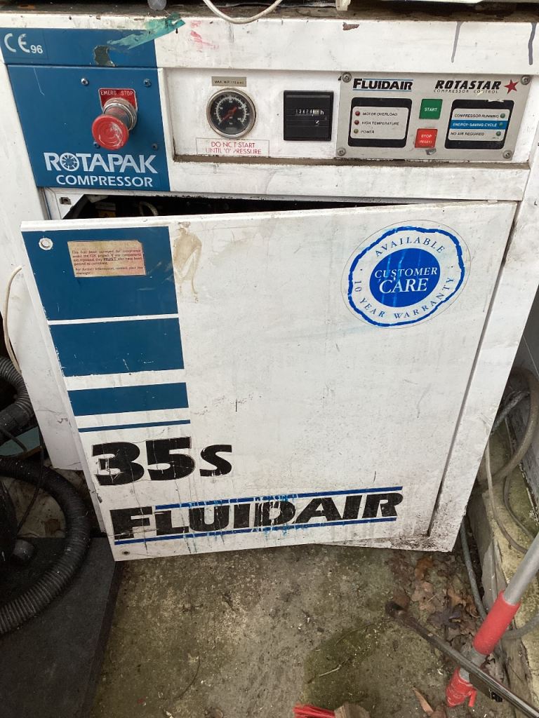 Fluidair screw compressor 