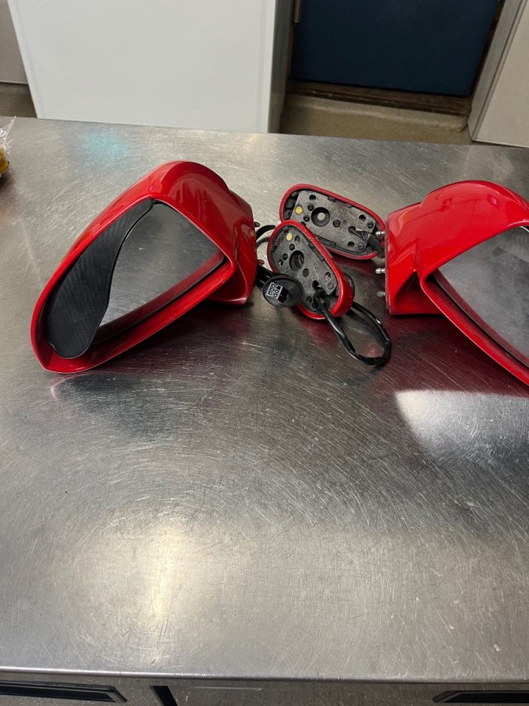 Genuine Red Nürburgring Edition Corsa VXR Wing Mirrors – Complete Pair – 2012