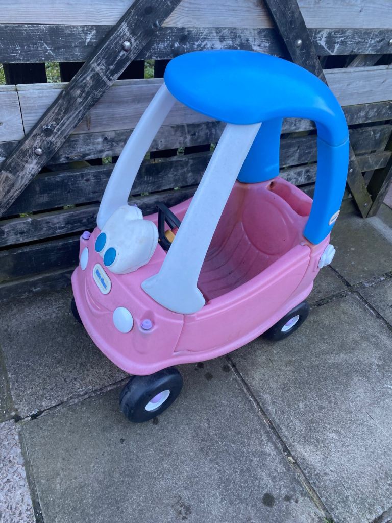 Little tikes tykes cosy cozy coupe ride in car  pink garden toys 