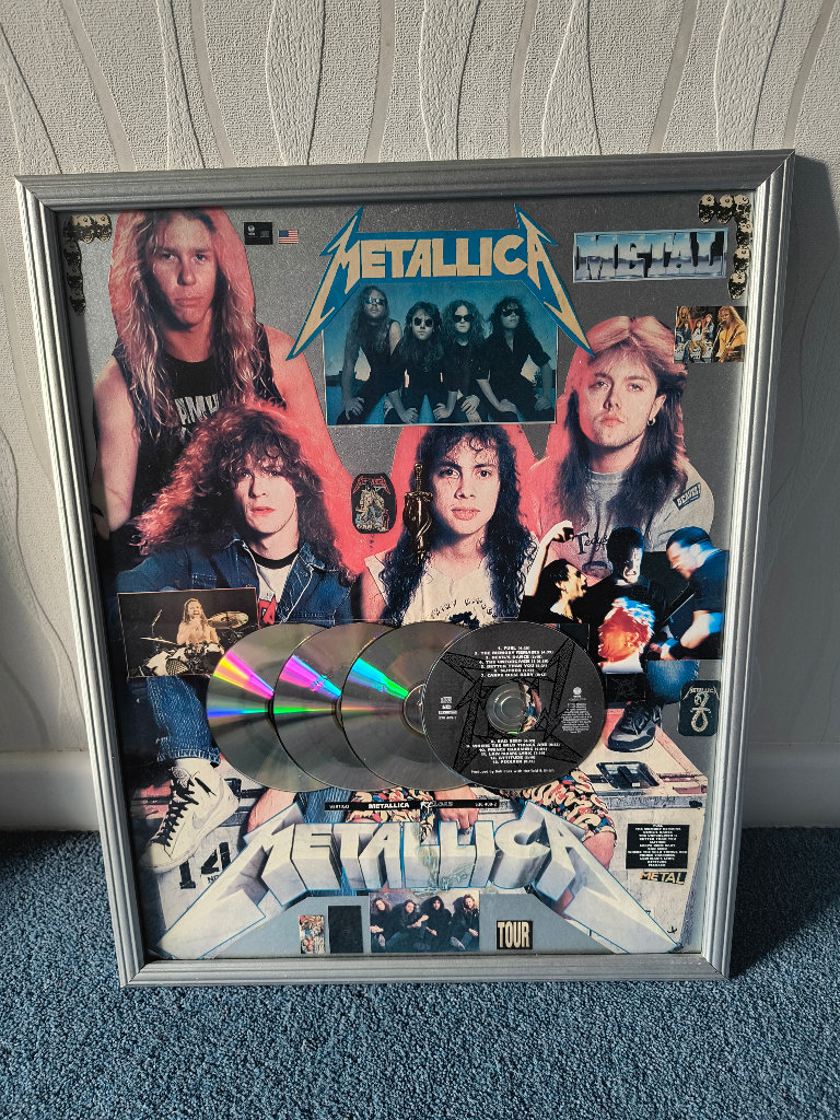 Metallica Framed Memorabilia Poster Artwork 