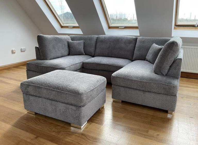 ❤️Exclusive Offer🚛DYLAN Jumbo Cord Sofa Set ❤️U-Shape 7 Seater + Corner❤️25% OFF😘COD