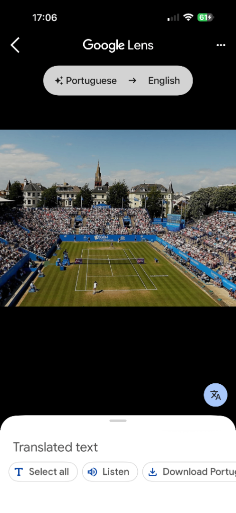 Tennis tickets for Eastbourne