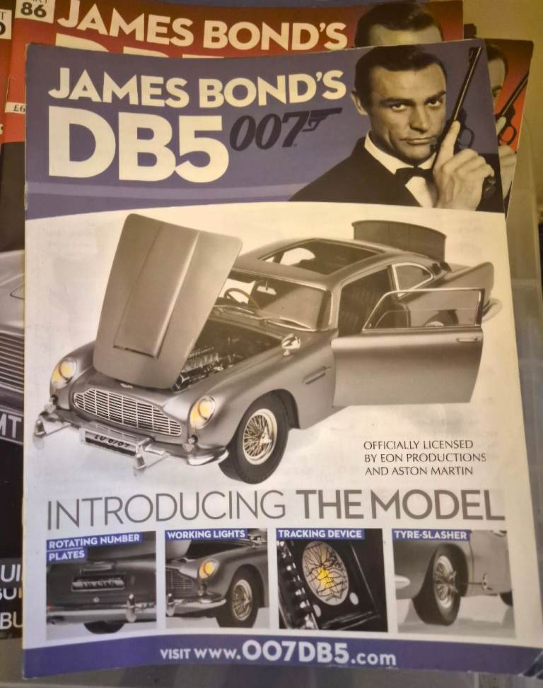  Large  heavy James bond DB5 SWAPS for deagostini  partwork model build kit  