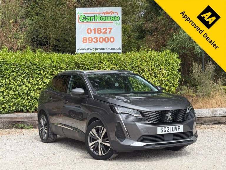 2021 21 PEUGEOT 3008 1.2 PURETECH ALLURE PREMIUM SUV 5DR PETROL MANUAL EURO 6 (S