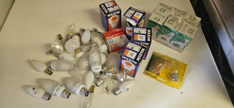 Assortment of lightbulbs