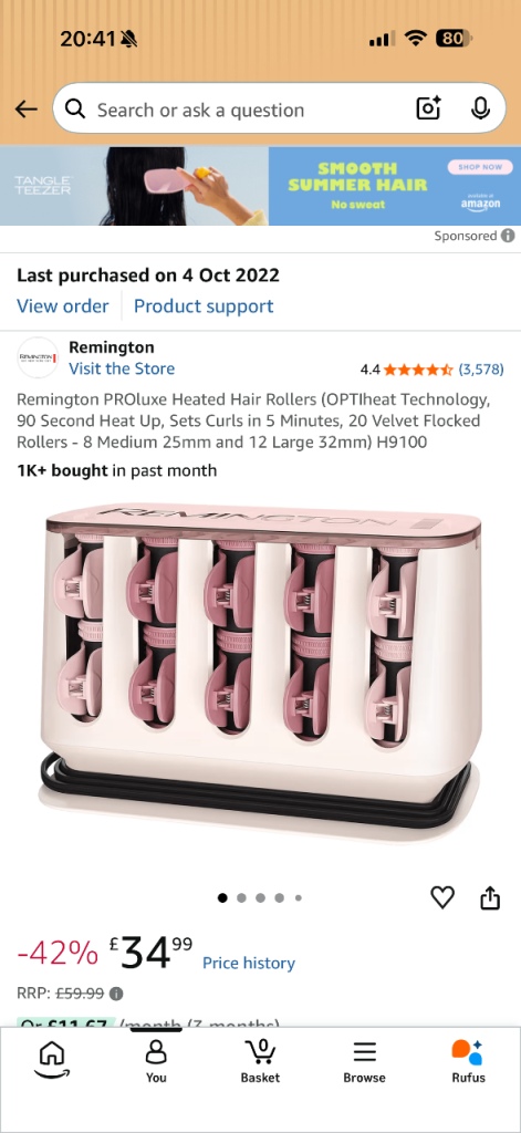 Remington PROluxe Heated Hair Rollers