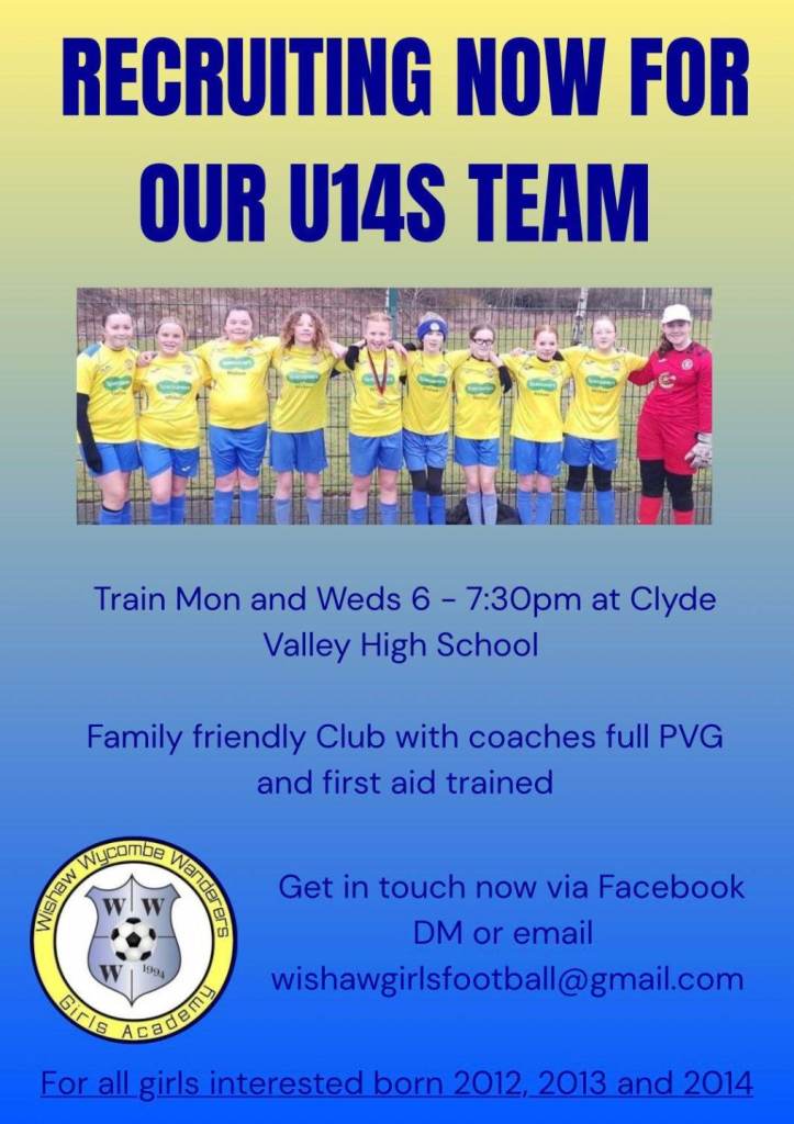 Girls Football U14s 2012 - 2014