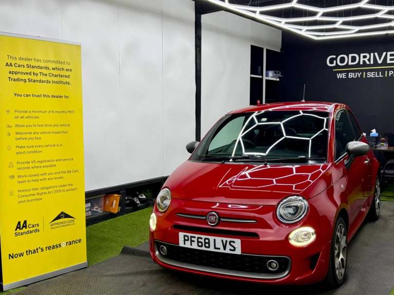 2018 Fiat 500 1.2 S Euro 6 (s/s) 3dr HATCHBACK Petrol Manual