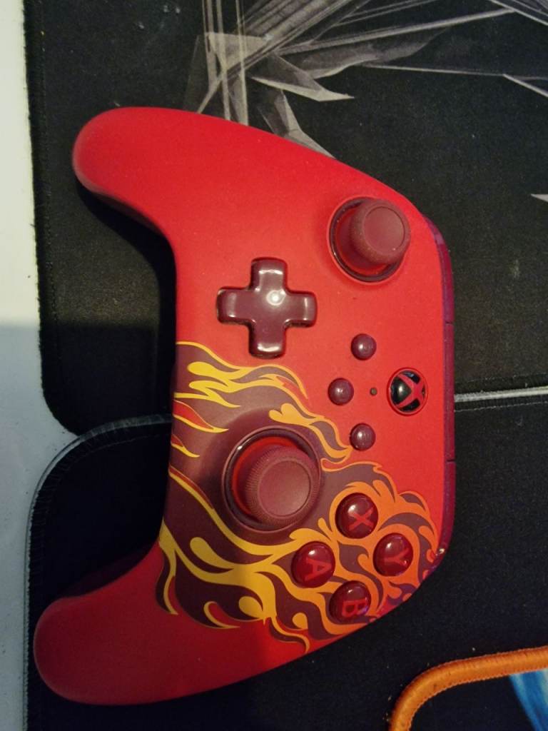 PowerA Enhanced Wired Controller for Xbox – Red Flame Design