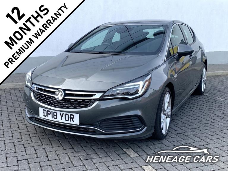 2018 (18) Vauxhall Astra 1.4 Turbo SRi VX-Line Nav Petrol 5-Door