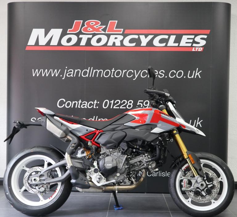 New Ducati Hypermotard V2 SP. Available from stock immediately! One only.