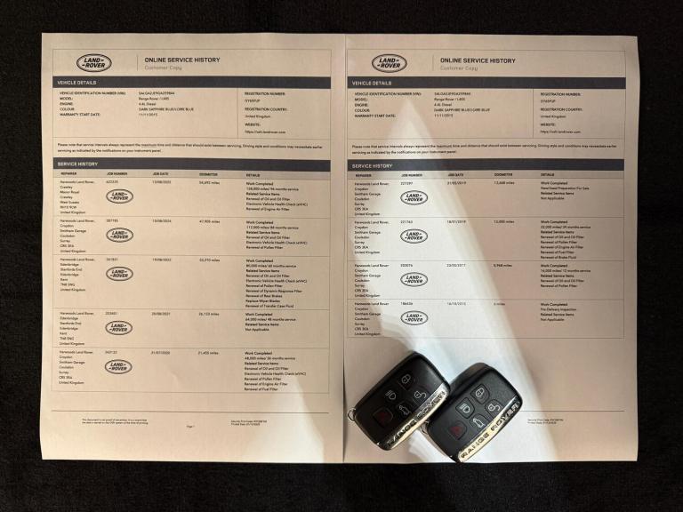 2015 Land Rover Range Rover 4.4 SDV8 Autobiography 4dr Auto ESTATE DIESEL Automatic