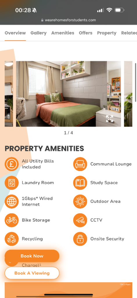 student accommodation 