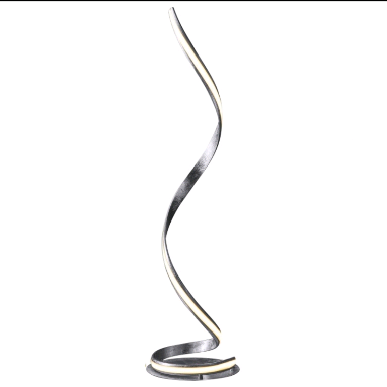 Saunby Floor Lamp Silver Leaf, can be delivered 