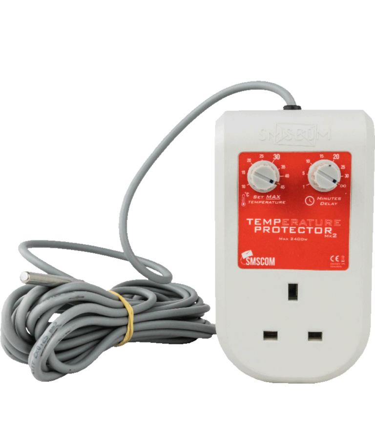 BRAND NEW - SMSCOM Grow Lights Temperature Protector mk2 - UK PLUG - add to Contactor - Hydroponics