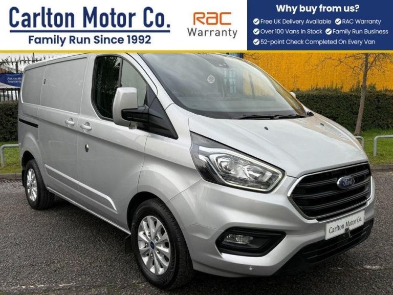 2022 Ford Transit Custom 2.0 340 EcoBlue Limited Panel Van T/SLD TAILGATE Auto L